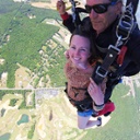 Our manifest manager Jenn skydiving